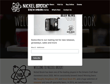 Tablet Screenshot of nickelbrook.com